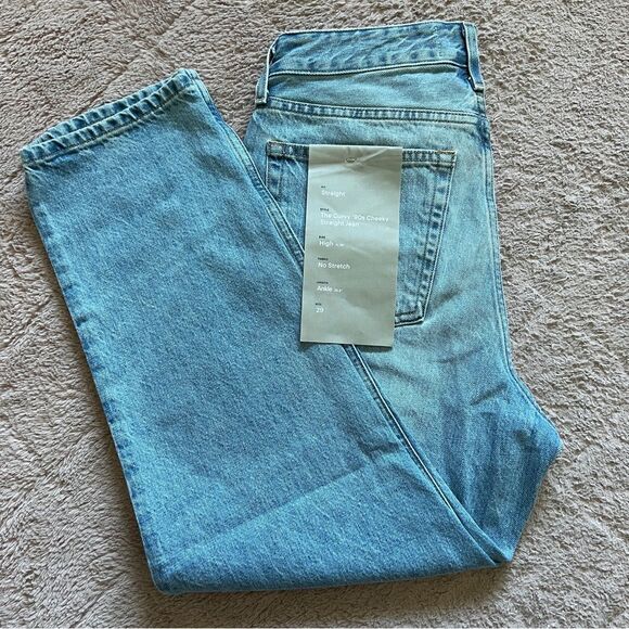 NWOT Everlane The Curvy 90’s Cheeky Straight Button Fly Jeans Women’s Size 29 - Picture 1 of 6